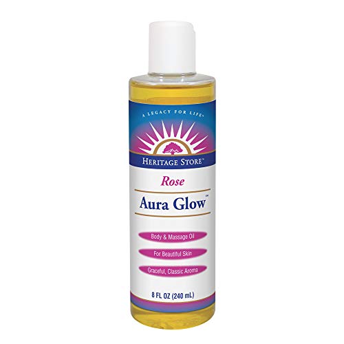 Aura Glow - Aceite de masaje rosa - 226.8 g - Líquido
